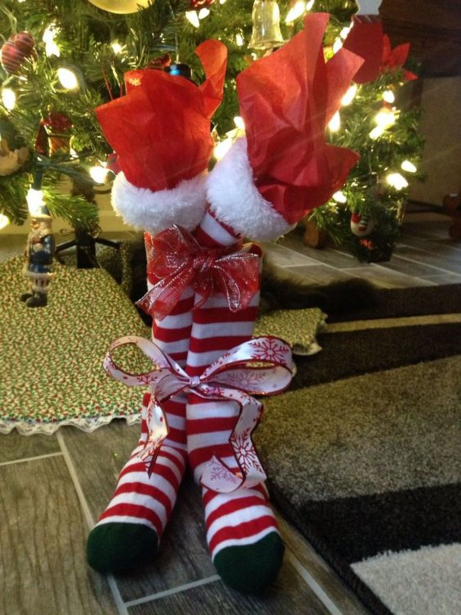 Gift-Filled Striped Socks