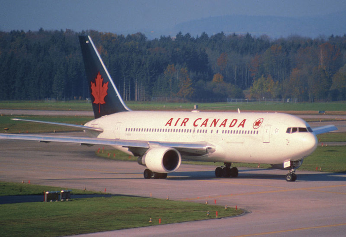 An Air Canada 767 identical to the subject of this article.