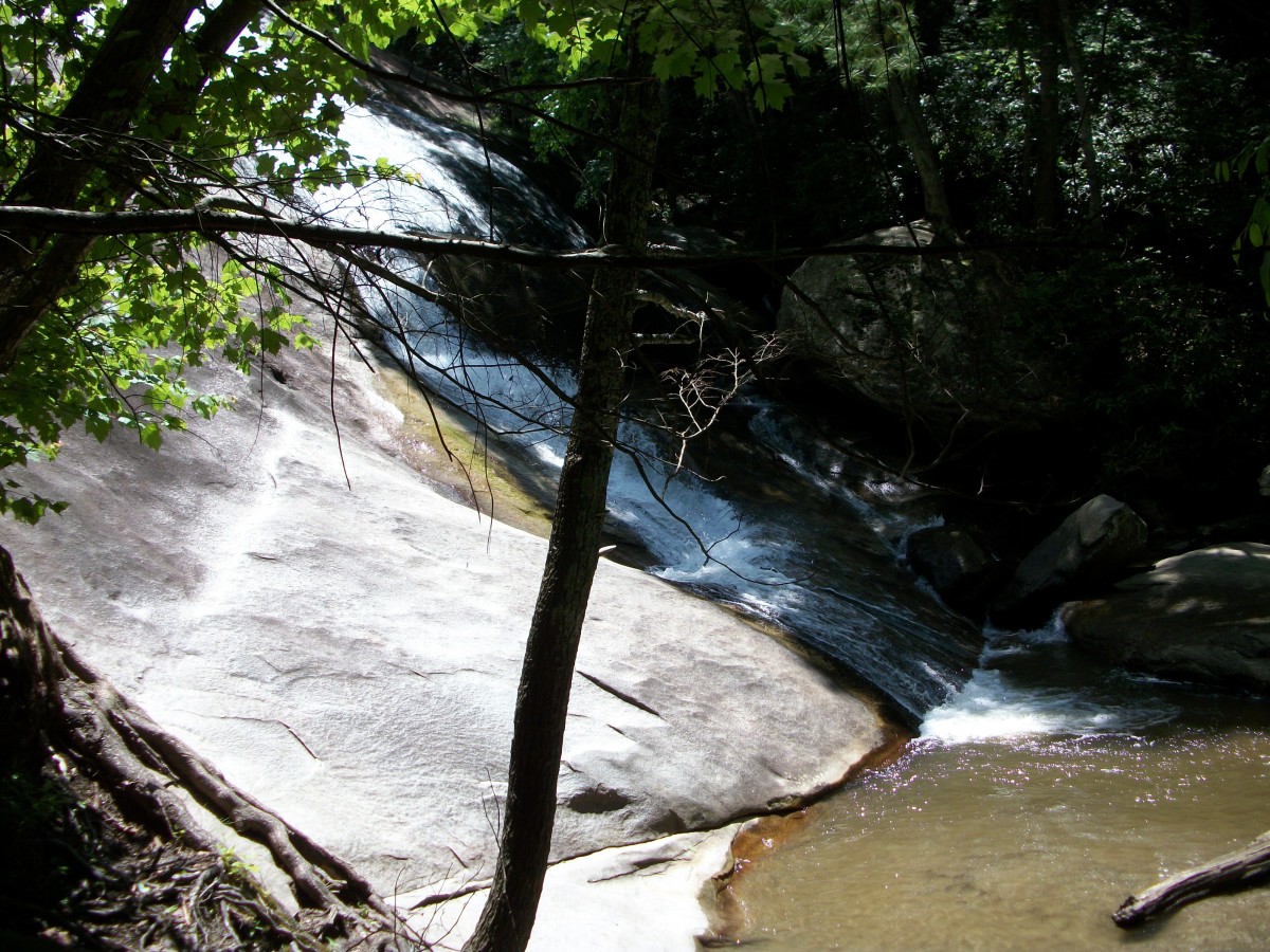 Stone Mountain waterfall