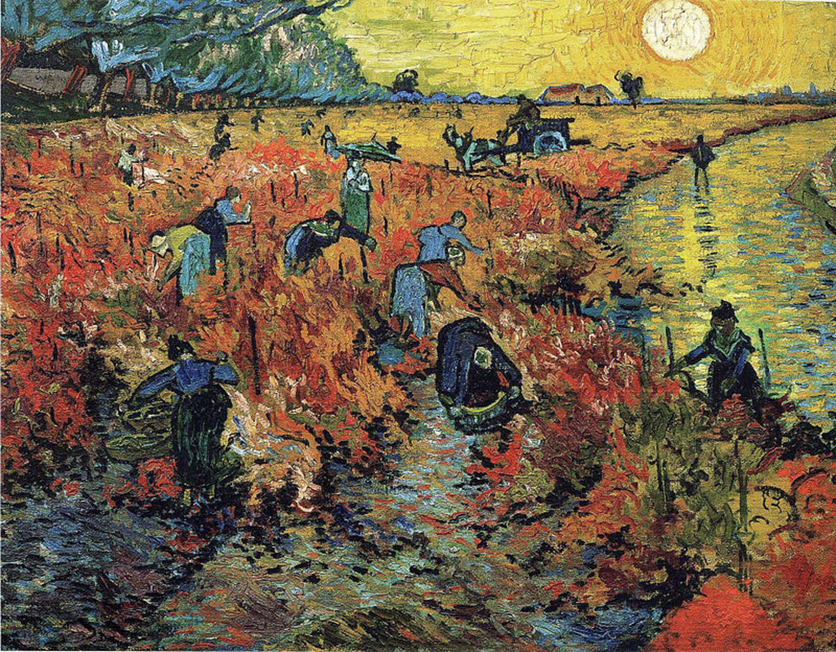 Red Vineyard by Vincent van Gogh