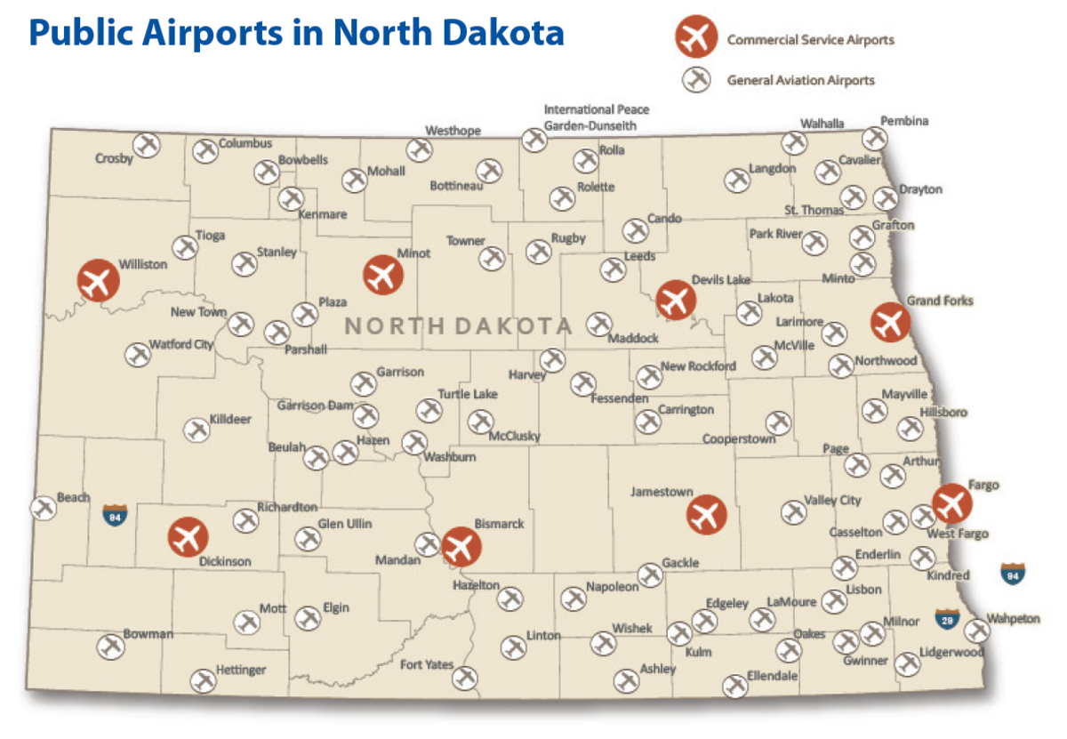 Airports of North Dakota