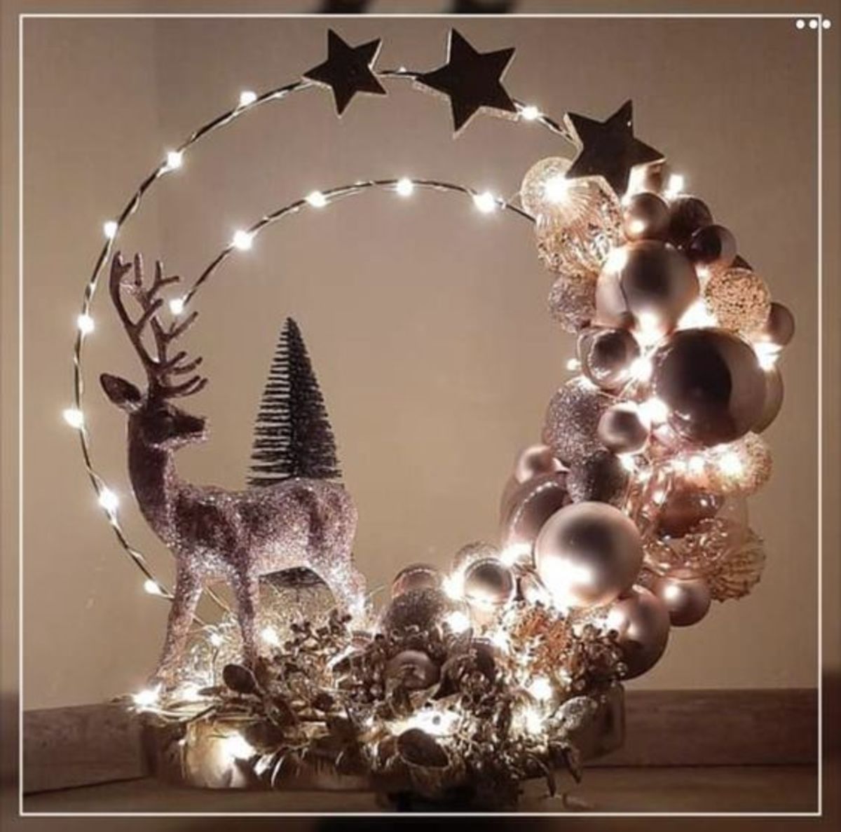 40 Easy Dollar Store Christmas Decor Ideas - Hula Hoop Decorations