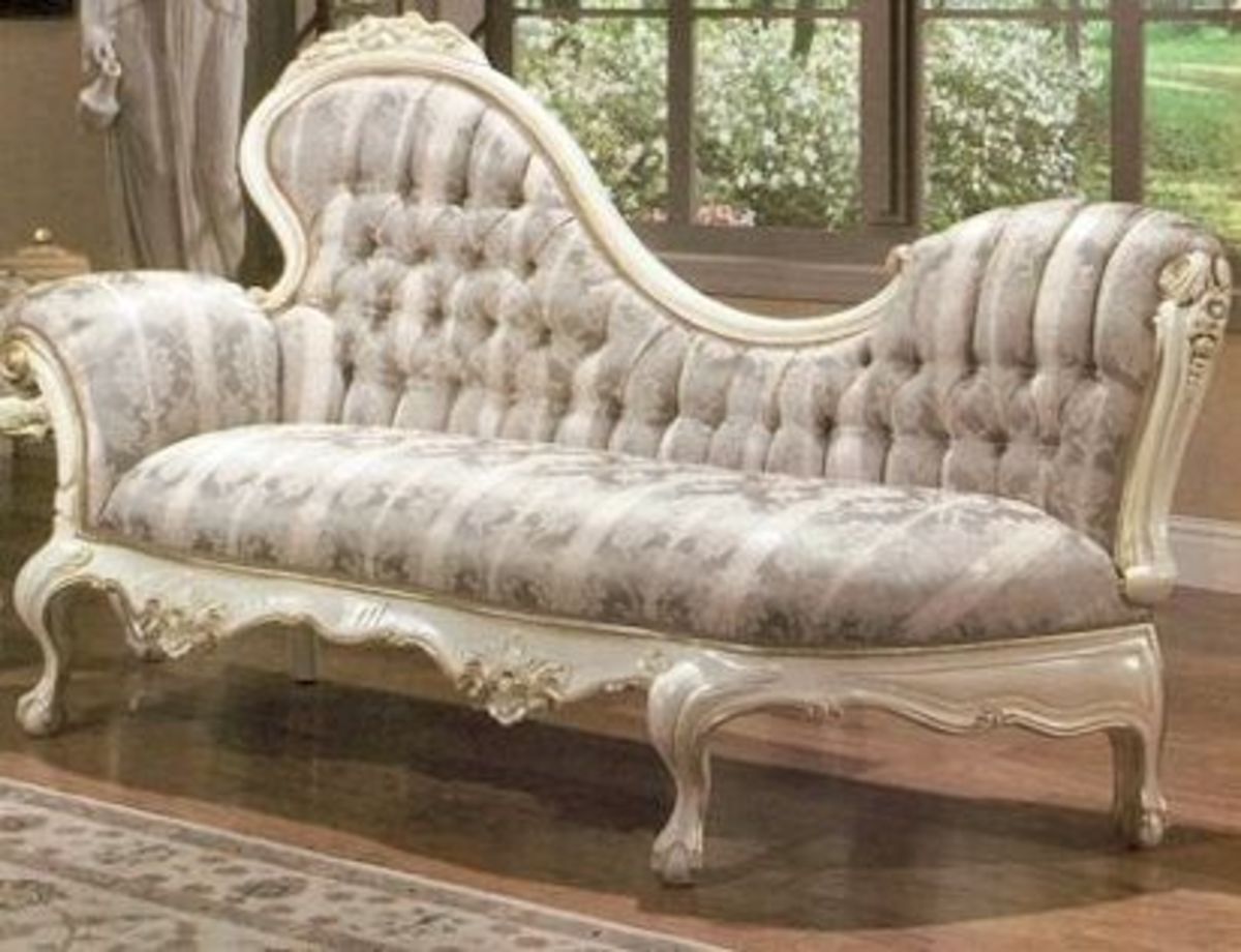 A Victorian fainting couch would be a handy landing spot...if you have warning before you faint!