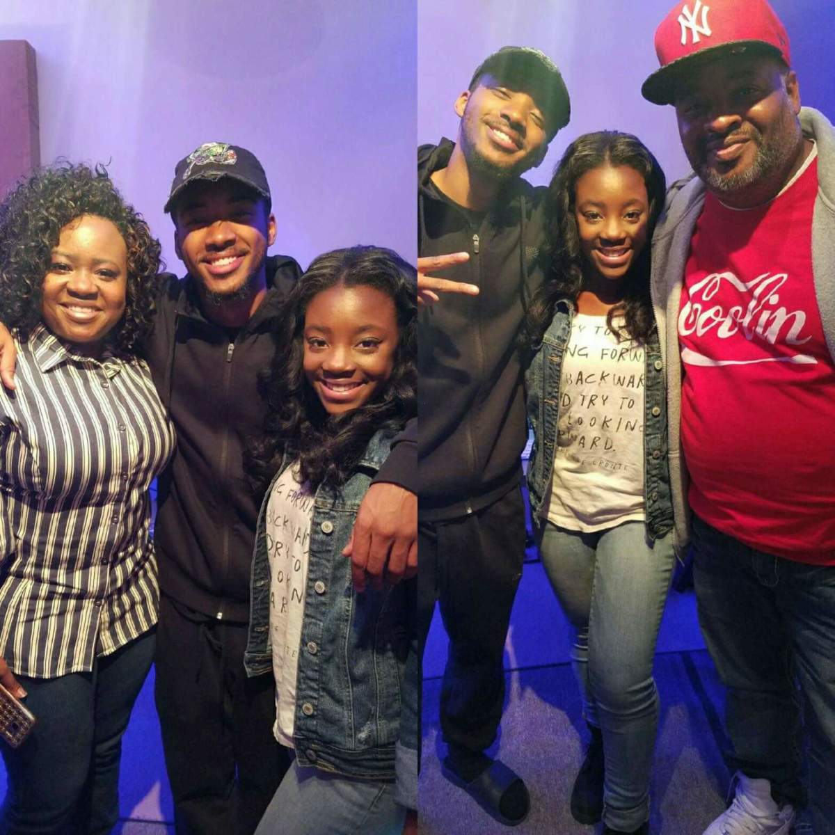 Kimani and Algee Smith of The New Edition Story and The Movie Detroit and Ian Burke (Goodie Mob, Xscape, Outkast, TLC) and her manager Kimi Edwards 