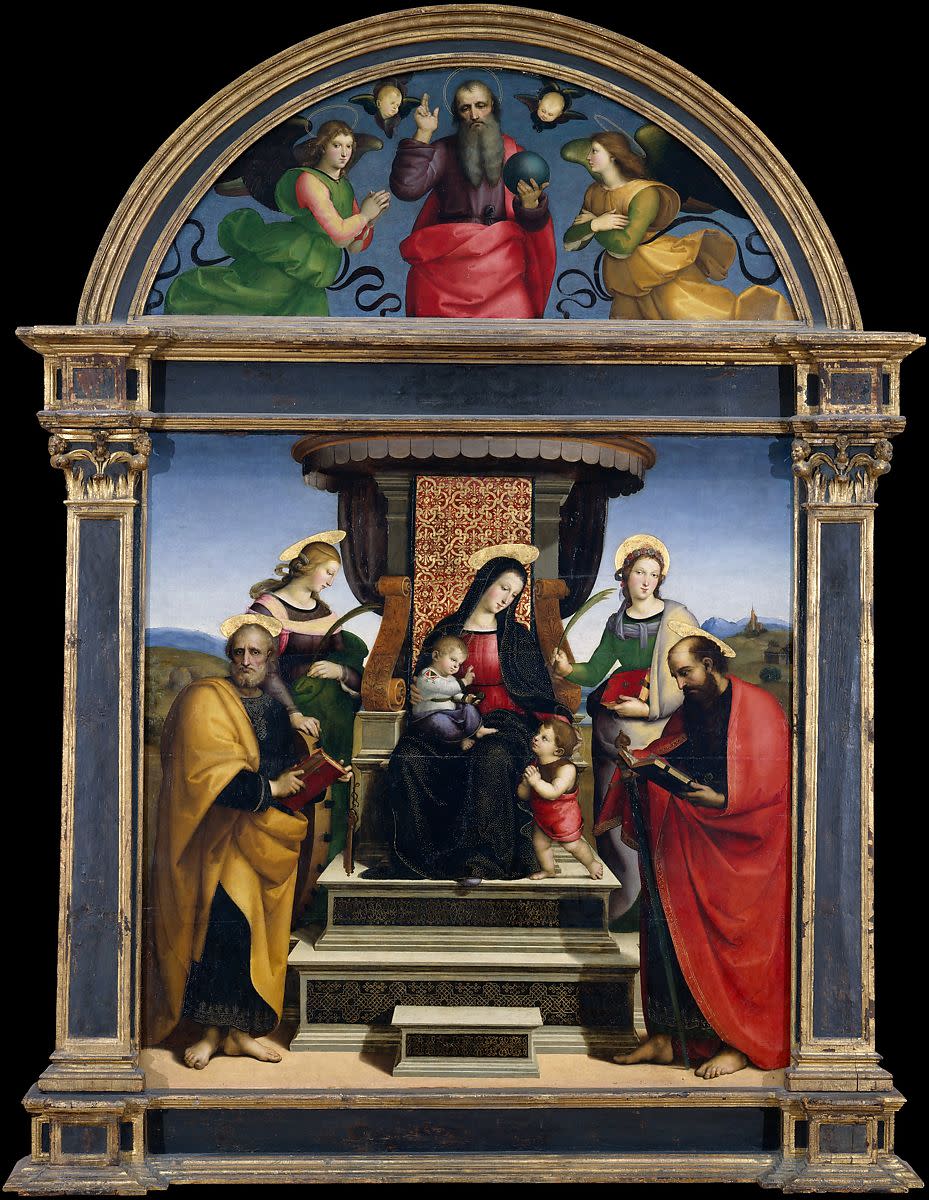  Raphael’s Madonna and the Child Enthroned with Saints