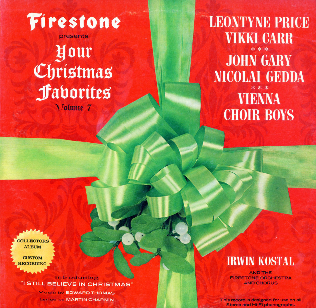 Firestone Presents Your Christmas Favorites Volume Seven
