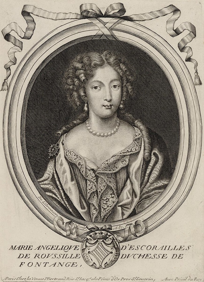 Marie-Angélique de Scorailles de Roussille, Duchesse de Fontanges.