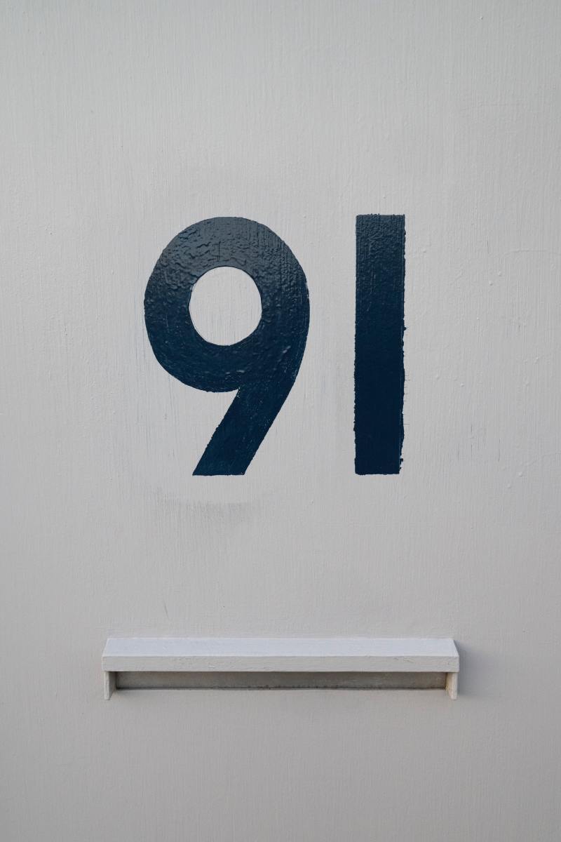 The number 91 which symbolizes what year the album Been Caught Buttering came out. 