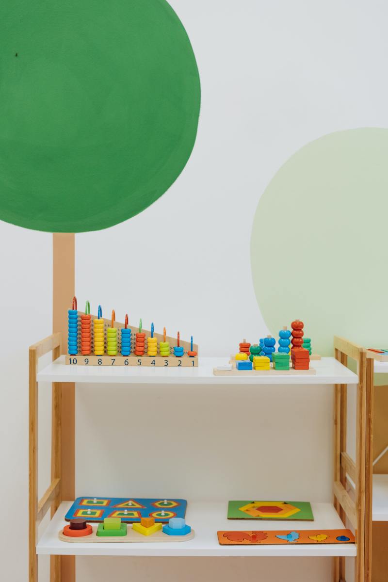 Lego inspired furniture can easily be achieved on a budget