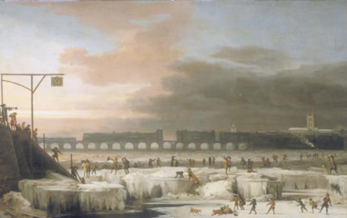 A Europe where the Thames was often fit for ice skating and where even the Rhone could freeze over speak of a climate which is dramatically different from that which we know today
