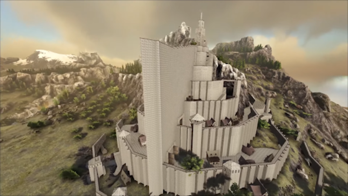 Minas Tirith from the Lord of the Rings - by SvenP