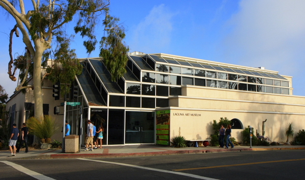 The Laguna Art Museum in Laguna Beach, California