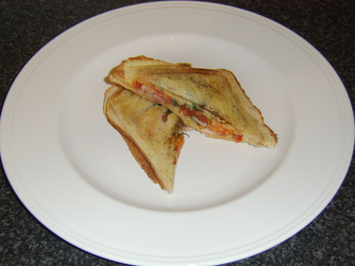 Bacon and Tomato Toasted Sandwich Recipe