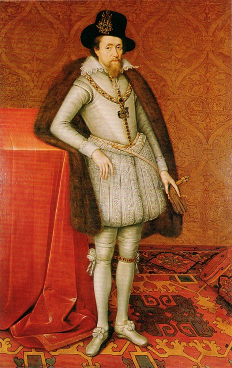 King James I of England/VI of Scotland circa 1606.