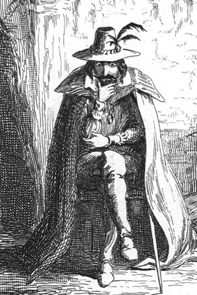 Guy Fawkes depicted by George Cruickshank.