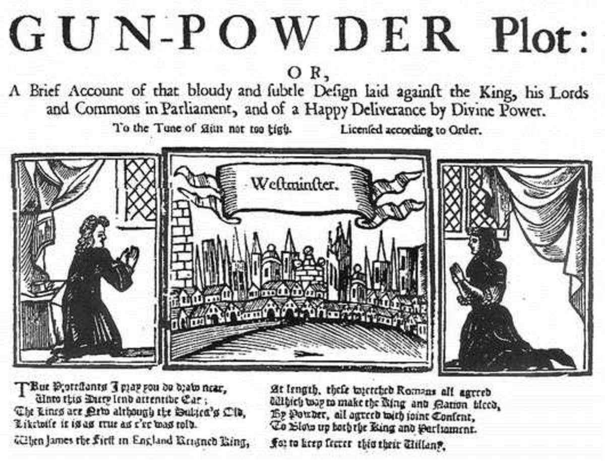 The Gunpowder Plot 1605 remembered.