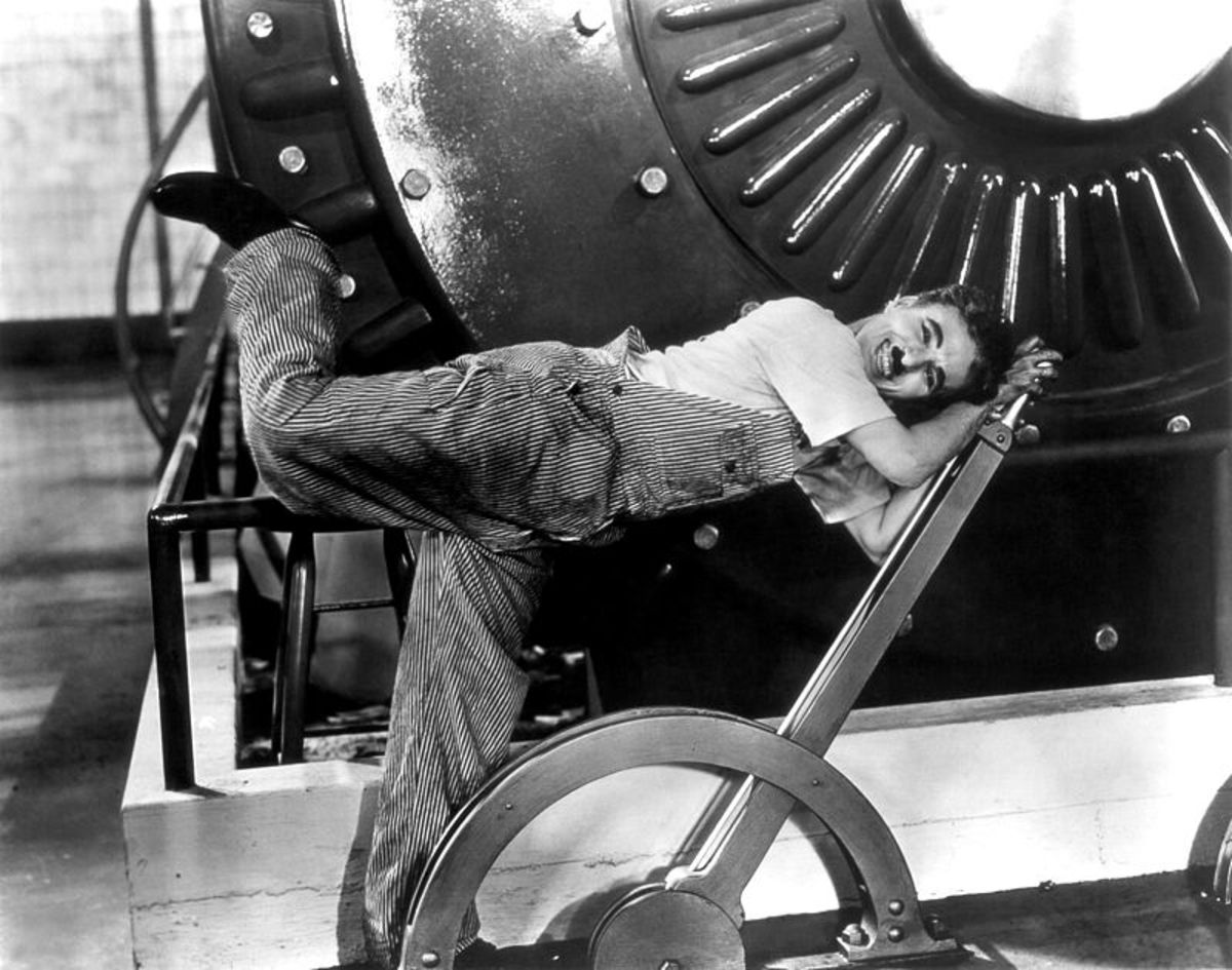 Charlie Chaplin's 1936 movie, Modern Times, was a criticism of the exploitative practices in industrial America.