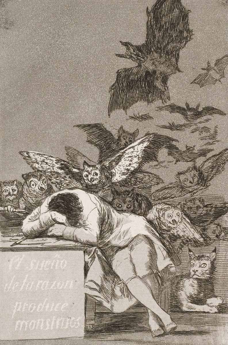 Goya's painting, "The Sleep of Reason"