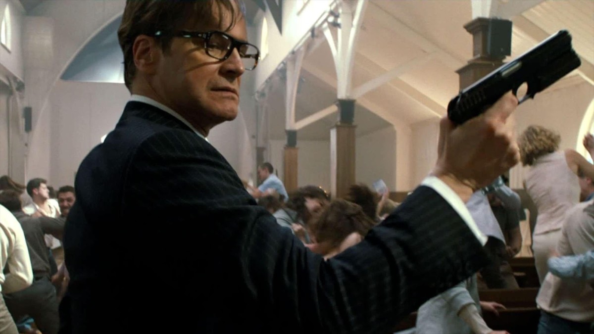 Firth is surprisingly adapt in the action scenes while obviously nailing the 'gentleman spy' part of the role.