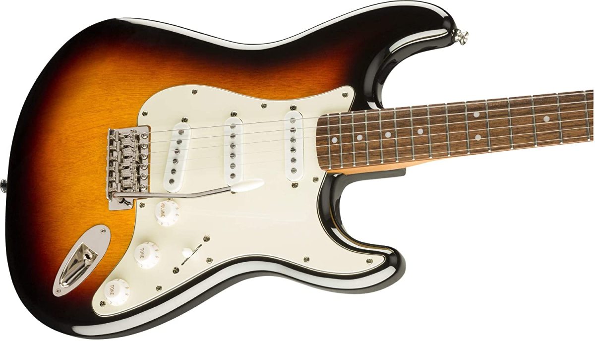 The Squier Classic Vibe Stratocaster is a top budget electric guitar.