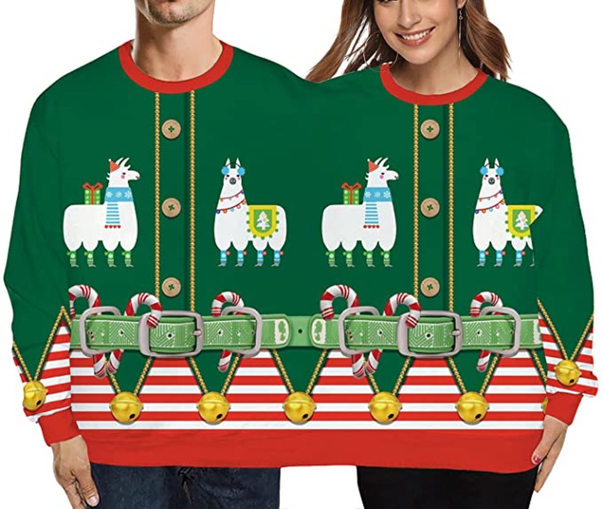 Ugly Christmas Sweater For Two