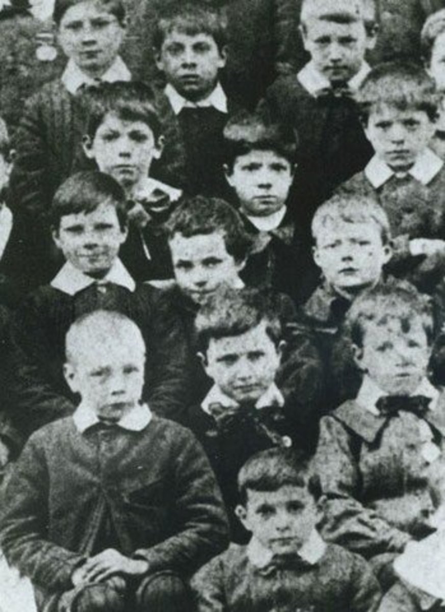 Chaplin Age 7 Lomdon School For Paupers London