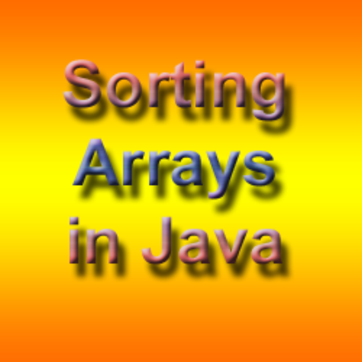 Sorting array values