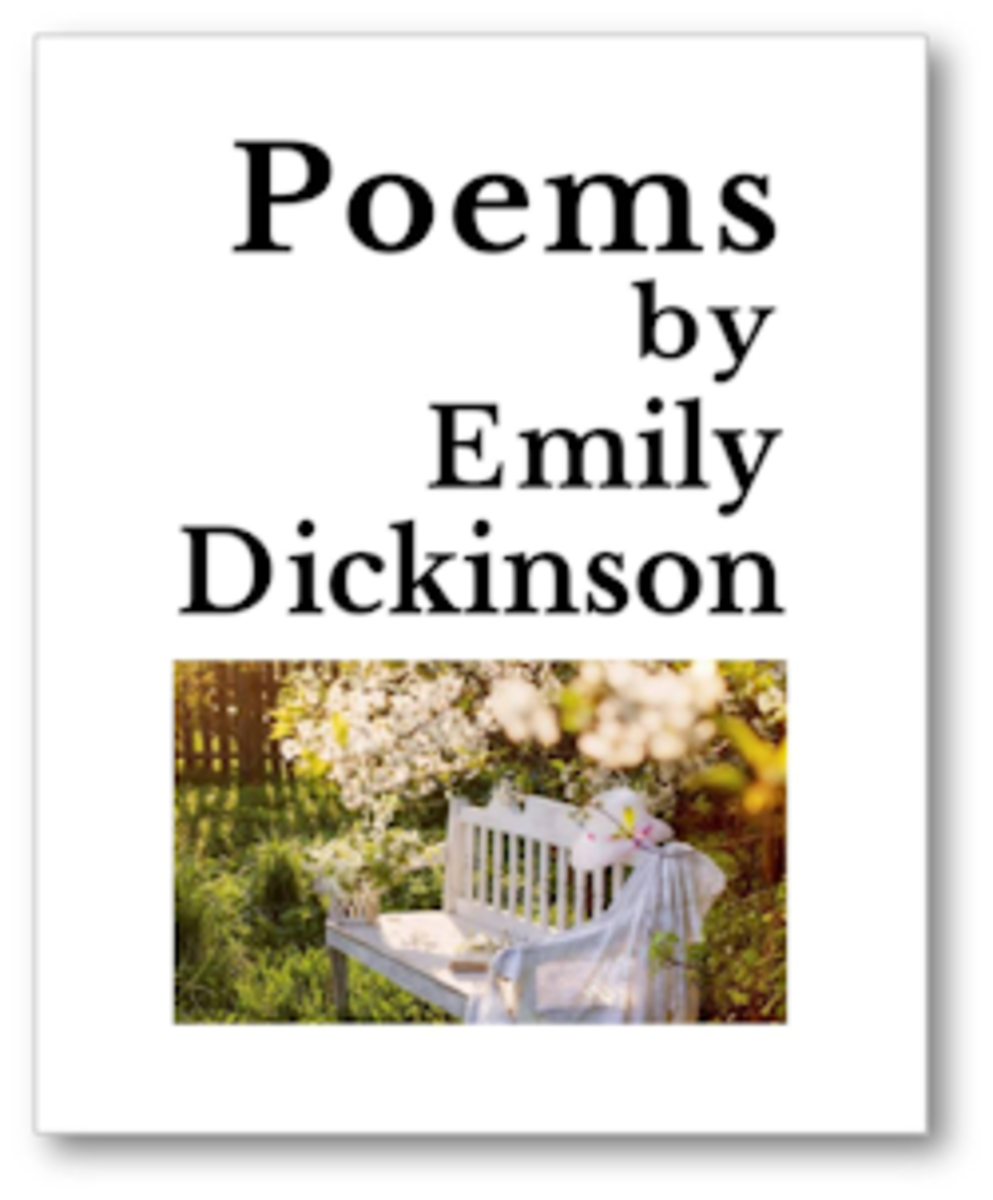 My English edition of Emily Dickinson's poetry, with a reasonable amount of dashes.