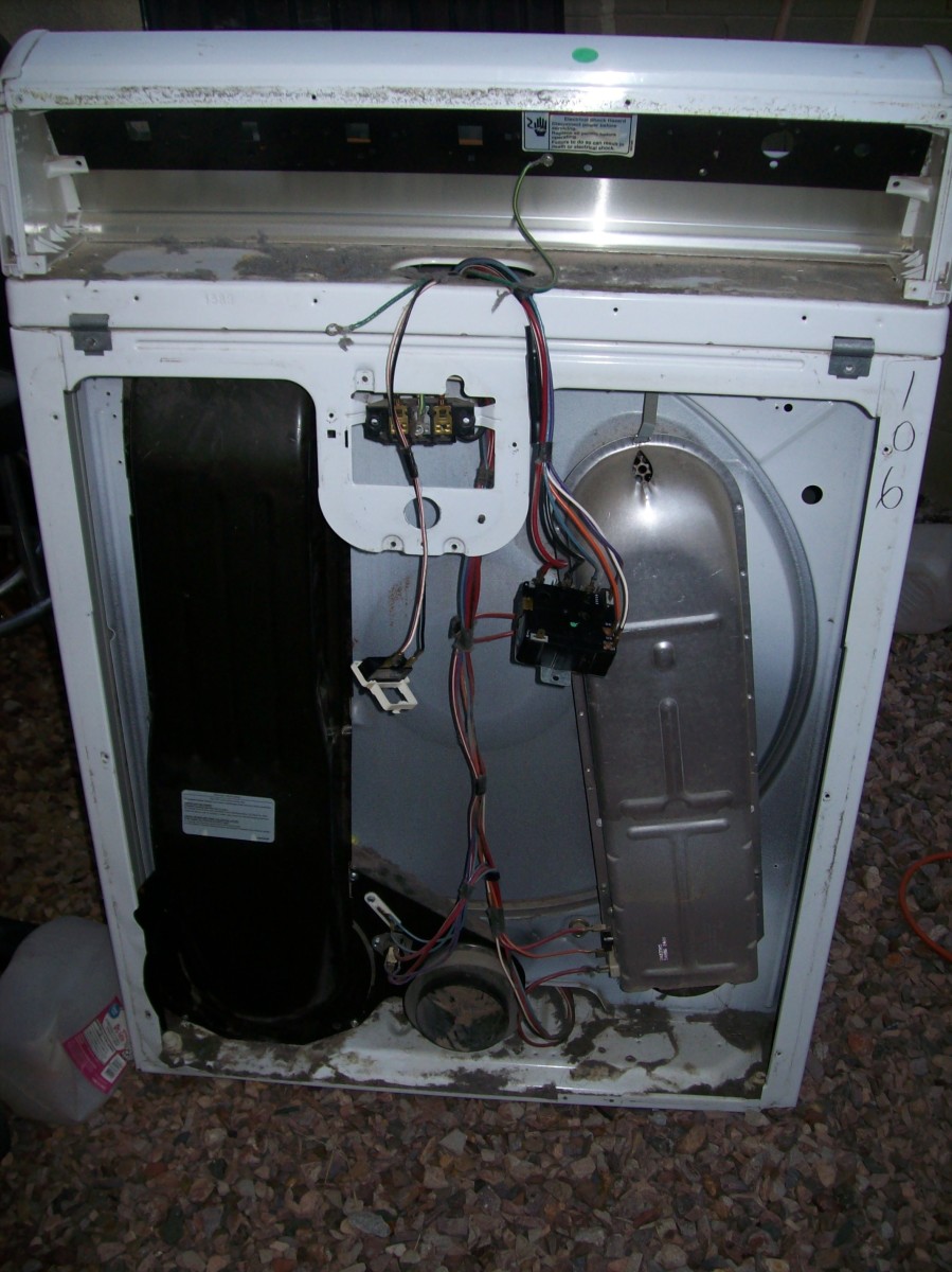 Wire and timer exposed.