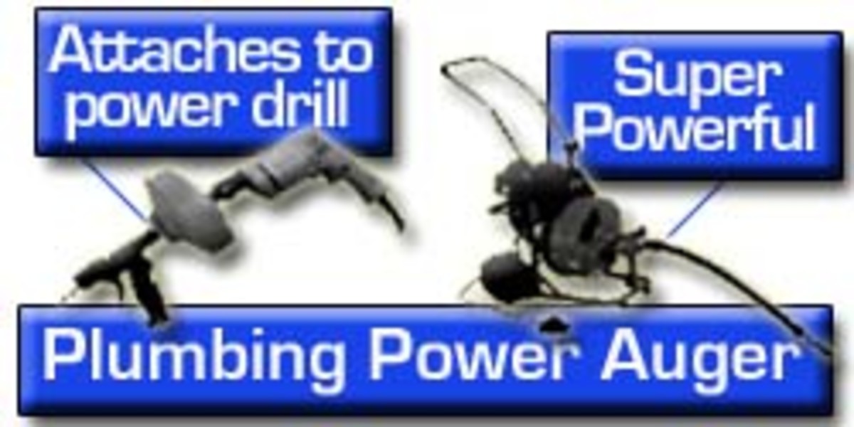 Use a Power Auger to clear any blockages in your Main Drain Plumbing. Some auger's attach to a power drill, while others are big and really powerful.