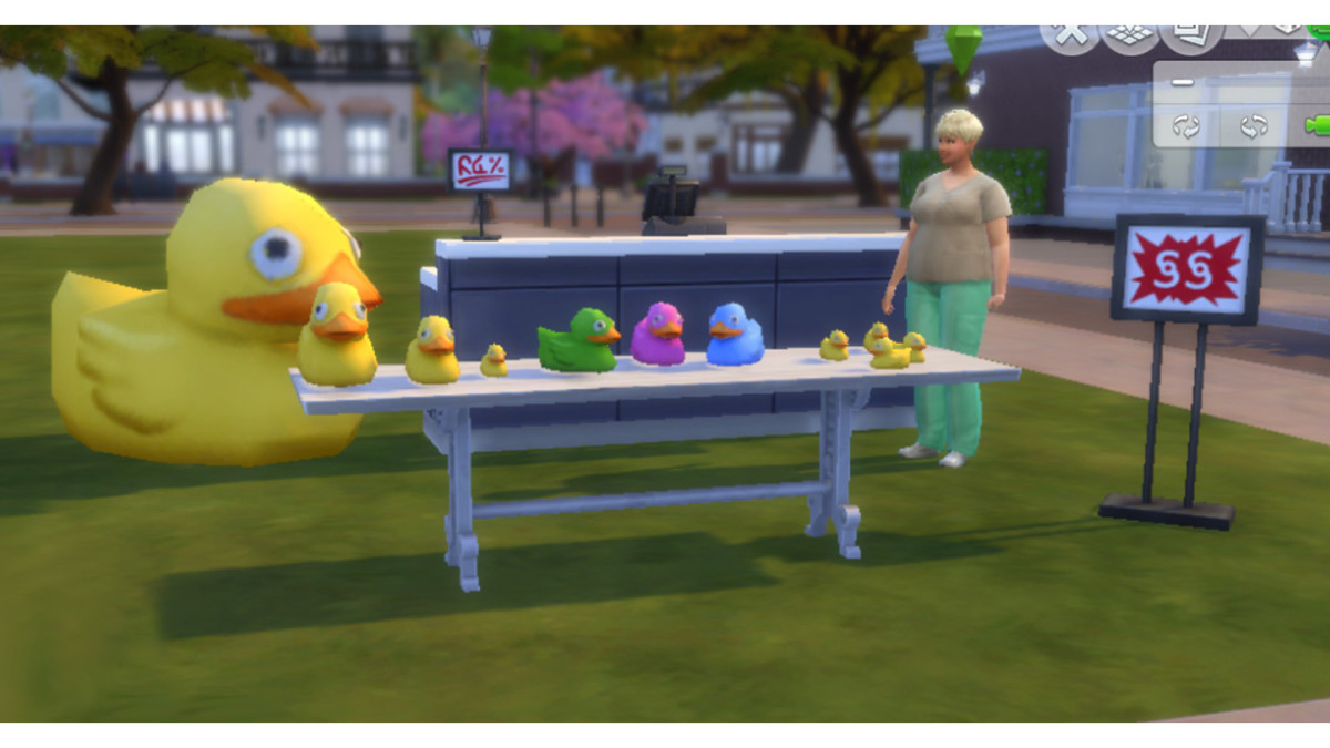 Can your Sim earn a million bucks? How will you do it? Have you considered running a rubber duck stand at a busy intersection?