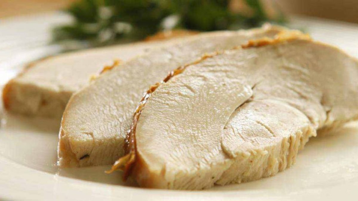 Flavorful and moist dry brined roasted turkey breast