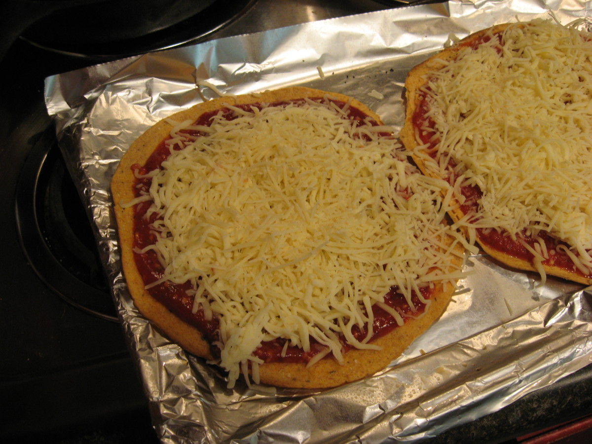I use several different cheeses with my low carb pizza recipe.