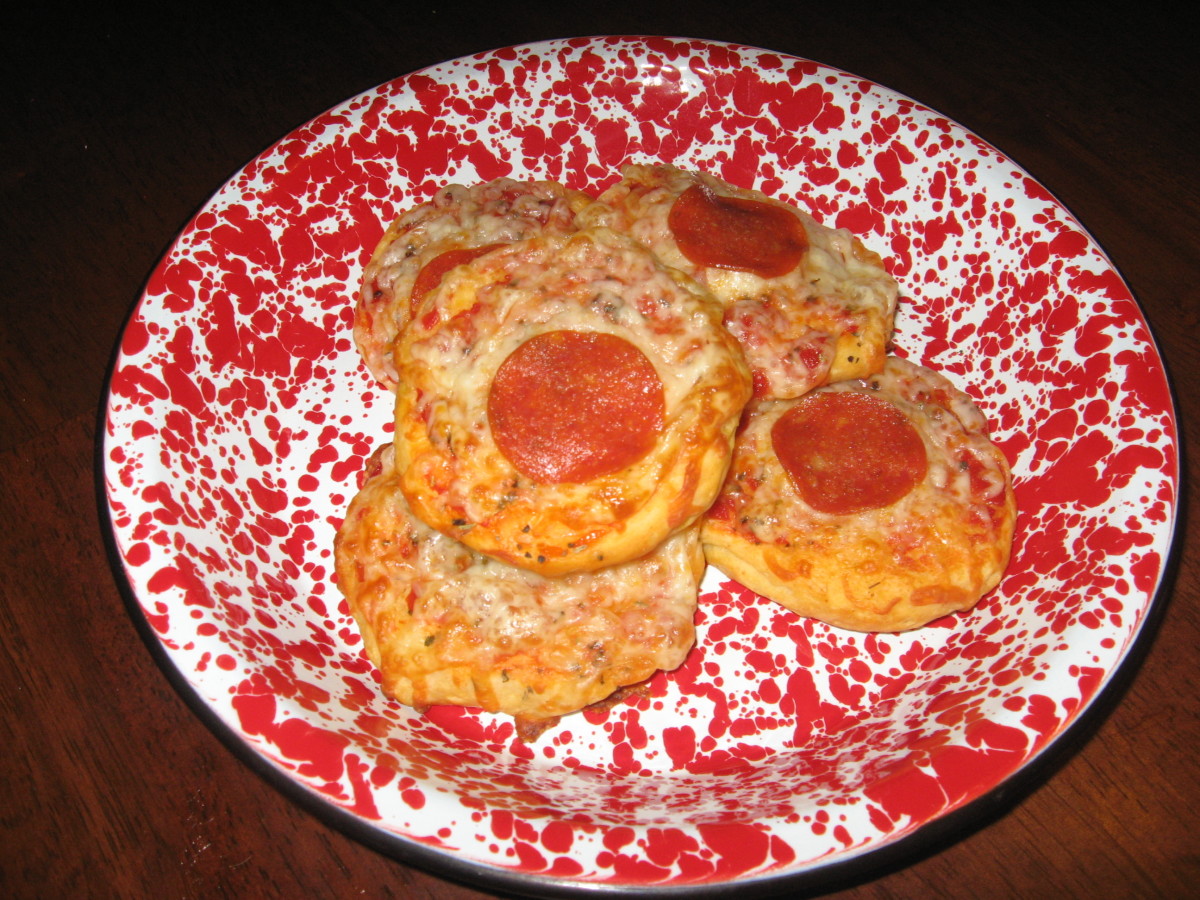 biscuit-dough pizzas