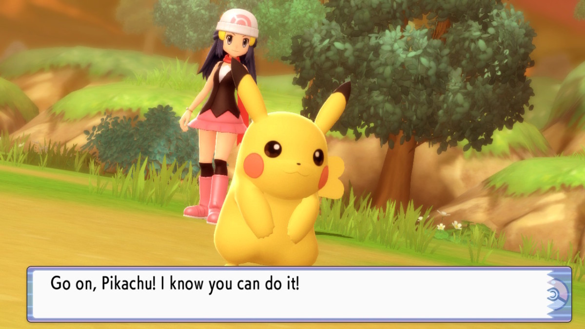 Dawn with the iconic Pikachu 