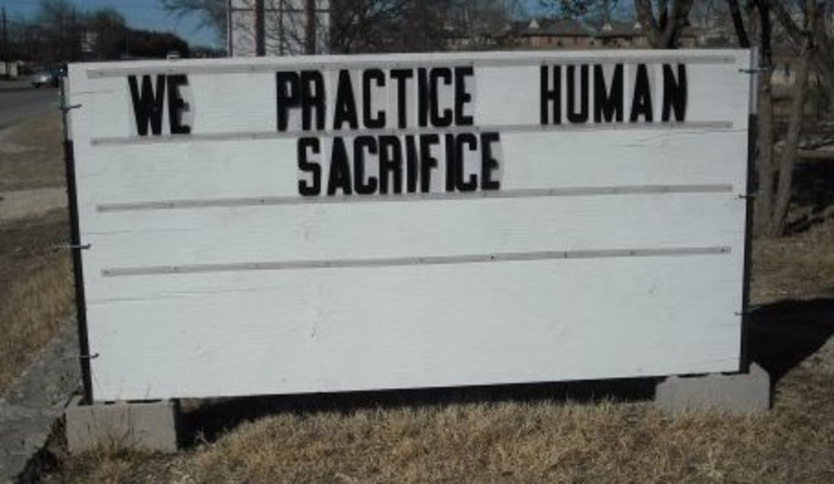God Does Not Want Human Sacrifice
