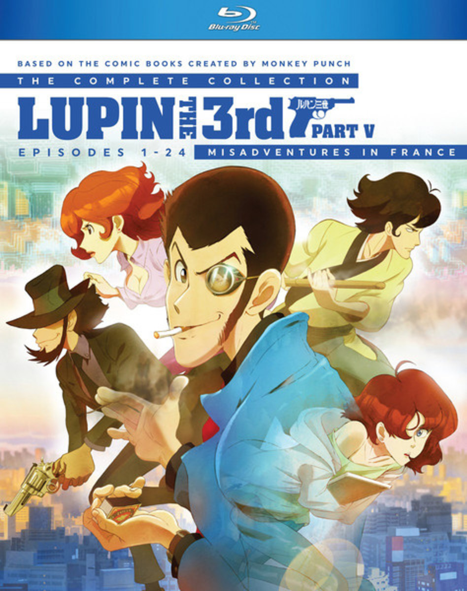 "Lupin The 3rd: Part V" official blu-ray cover.