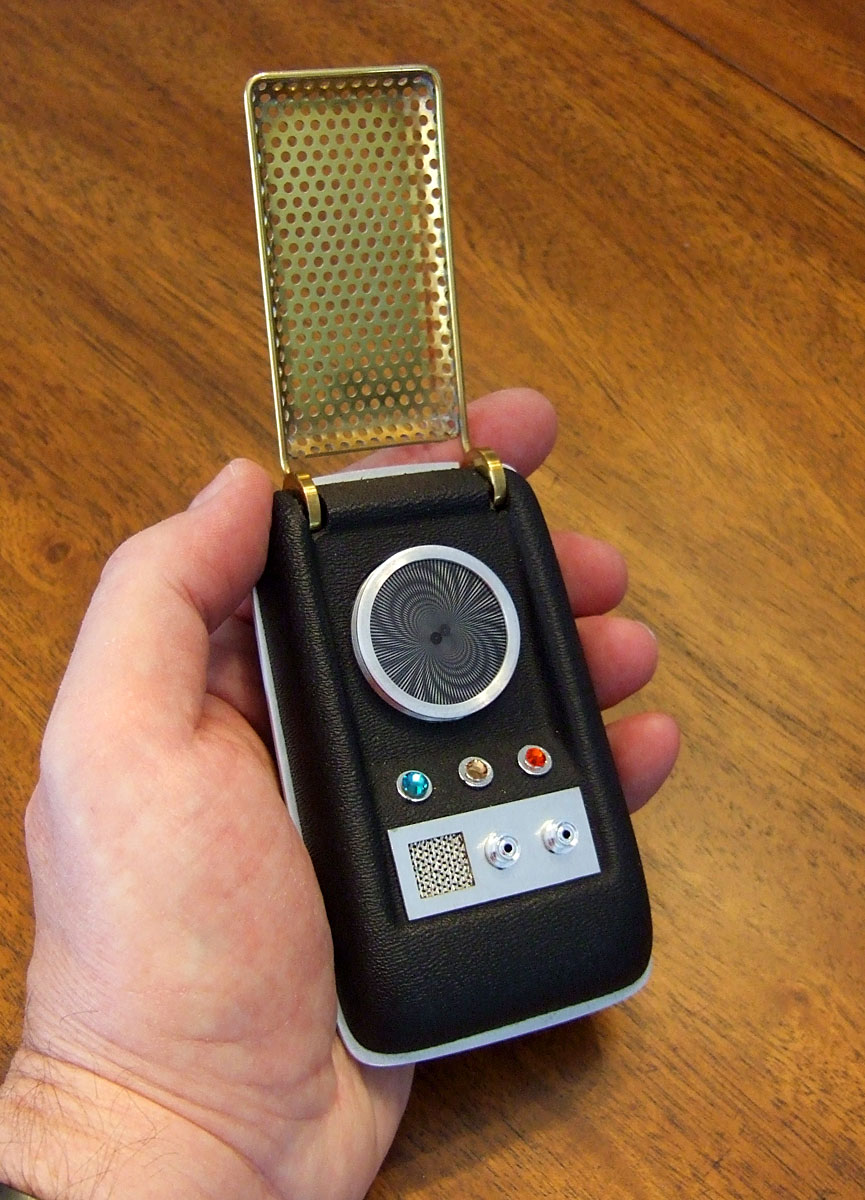 Star Trek communicator replica from the original series This is a file from the Wikimedia Commons. 