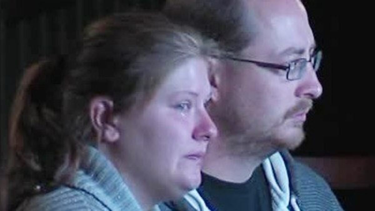 Deborah Bradley and Jeremy Irwin are desperate to find their missing daughter Lisa Irwin, missing since October 4, 2011. Photo courtesy of WDAF-TV.