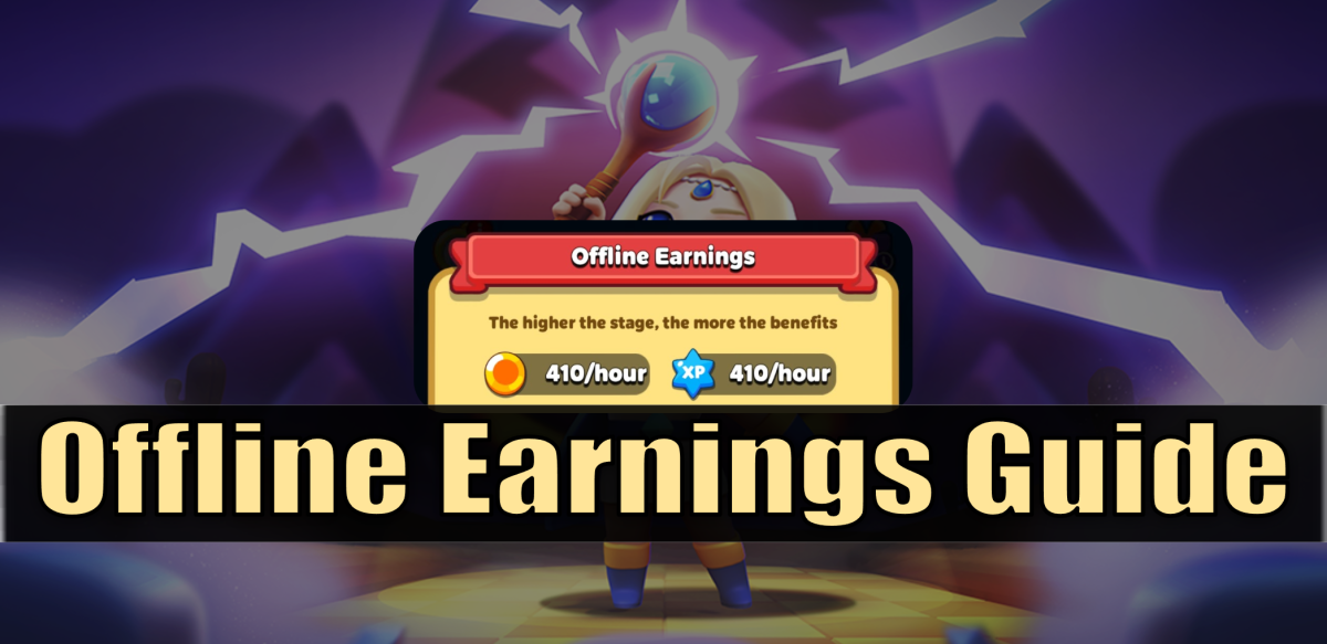 The offline earnings system allows you to generate resources and even items passively regardless of whether or not you play the game.