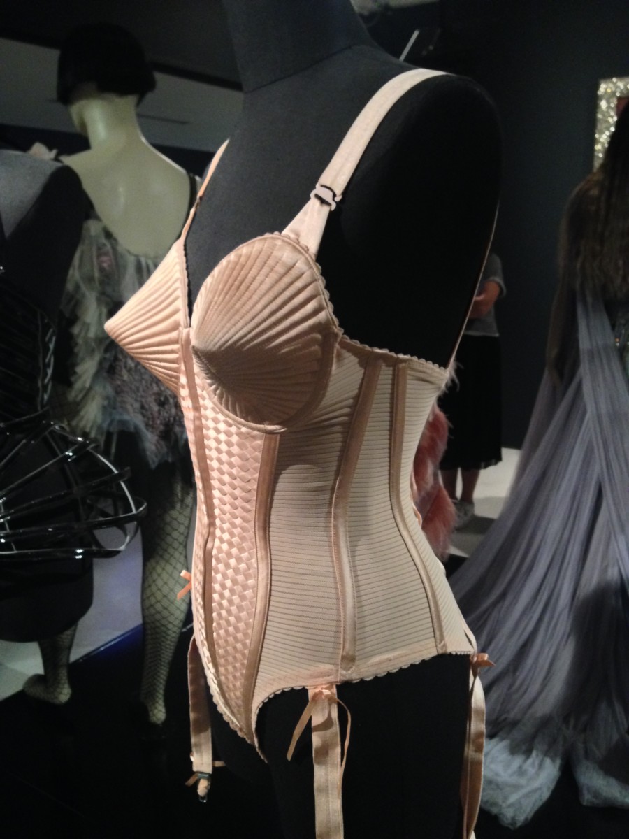 This is the famous Madonna corset designed by Jean-Paul Gaultier.