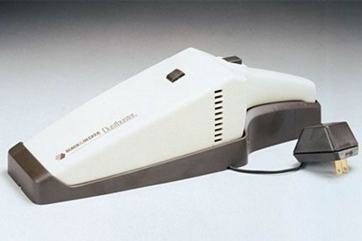In 1979, Black & Decker introduced the cordless handheld vacuum—the Dustbuster.