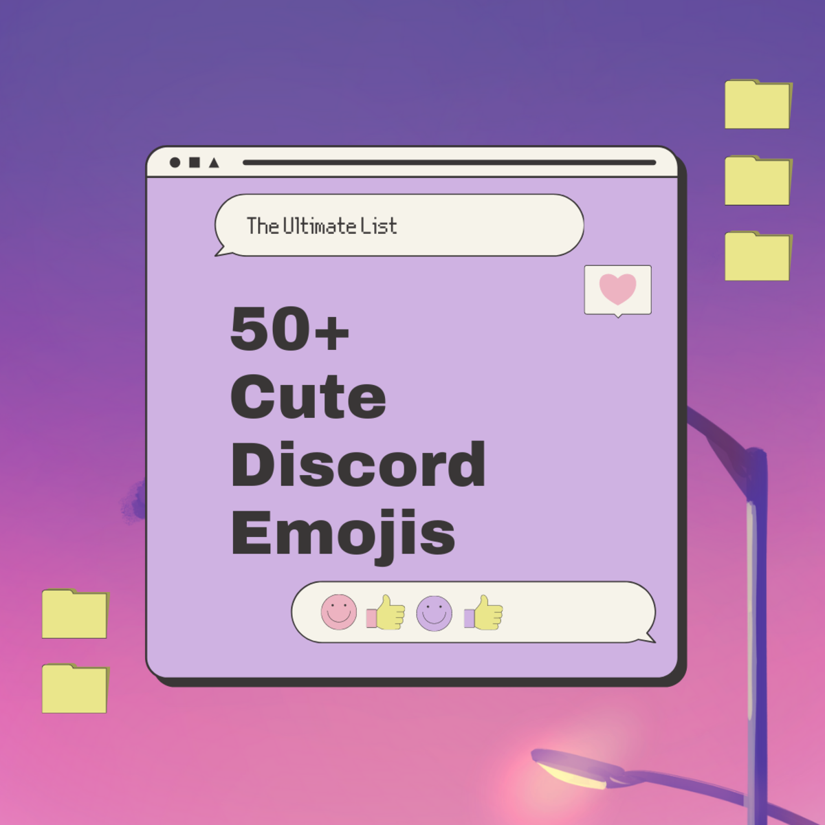 在此列表中发现超过50个可爱的Discord Emoji！