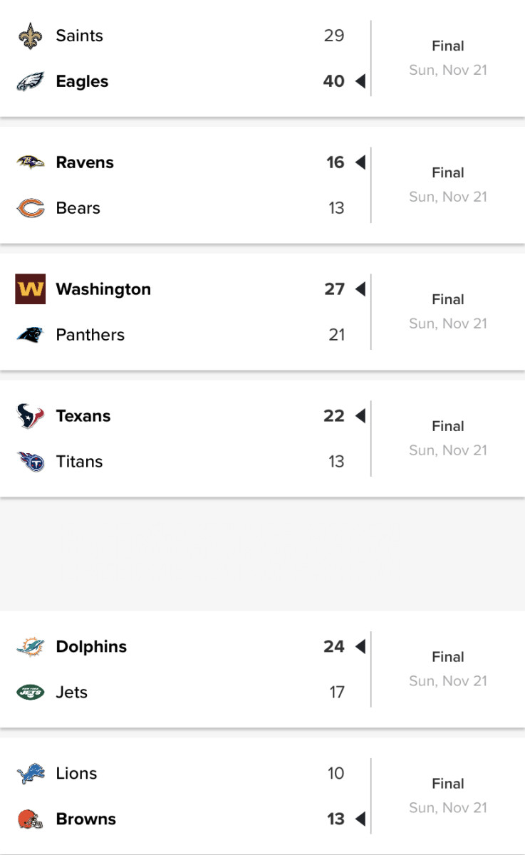 NFL Week 11 Reaction - HubPages