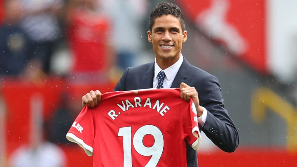 If he can stay fit Varane should be the ideal centre back of a ten Hag team.