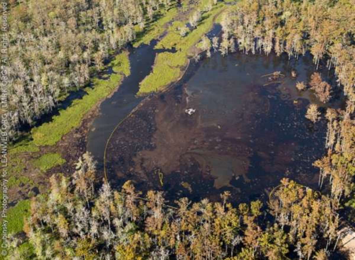 This huge sinkhole in Louisiana is growing and emitting gases that are causing serious health concerns to nearby residents.
