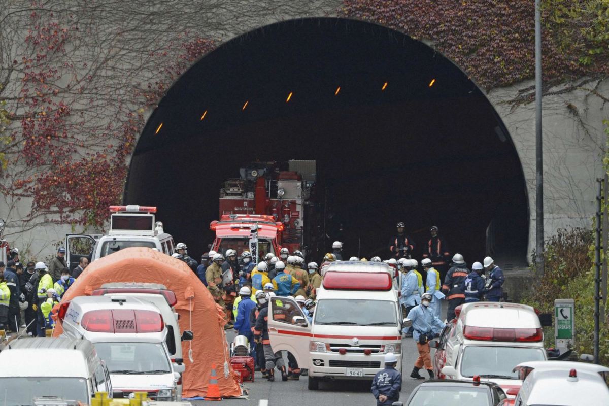 The recent tunnel collapse in Japan is just another sign of the Polar Shift.