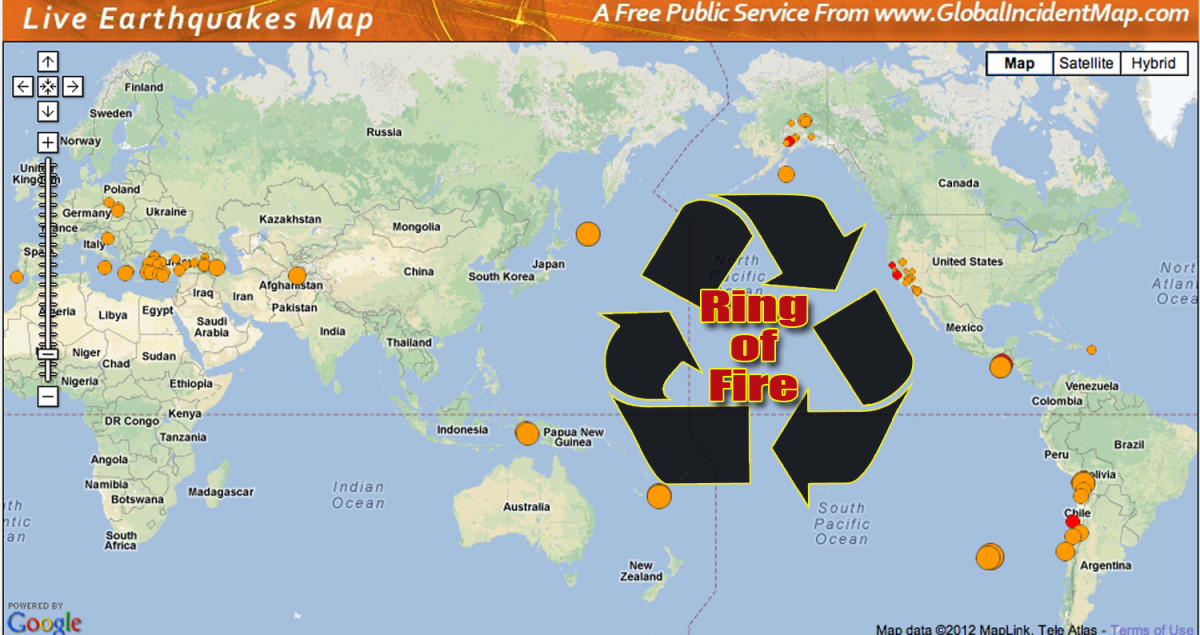 The countries in the Ring of Fire are taking the most heat.