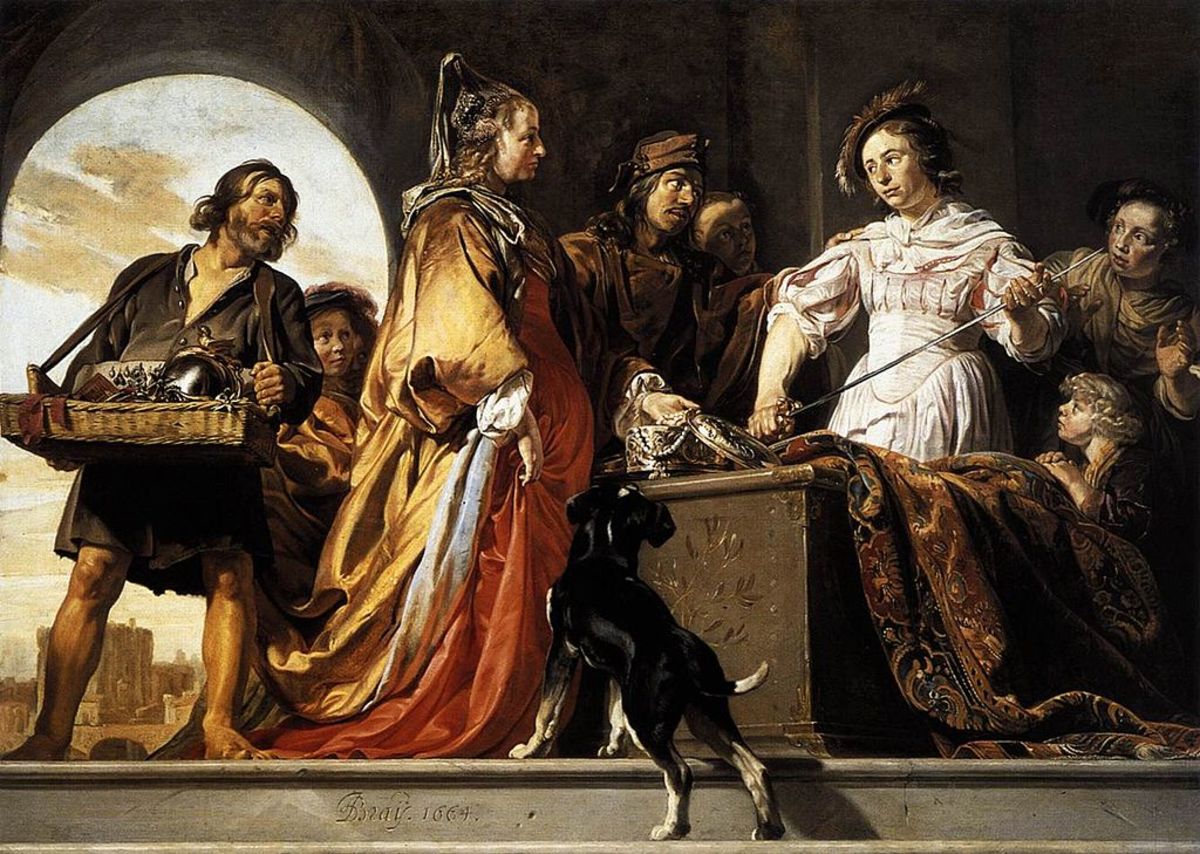 Achilles discovered by Odysseus - Jan De Bray, 17th century painter. 