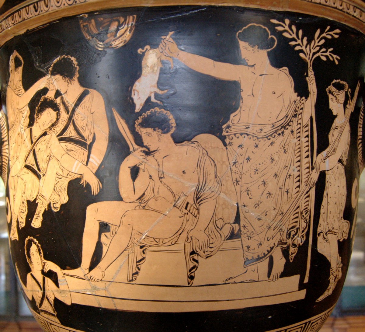 Apollo purifying Orestes